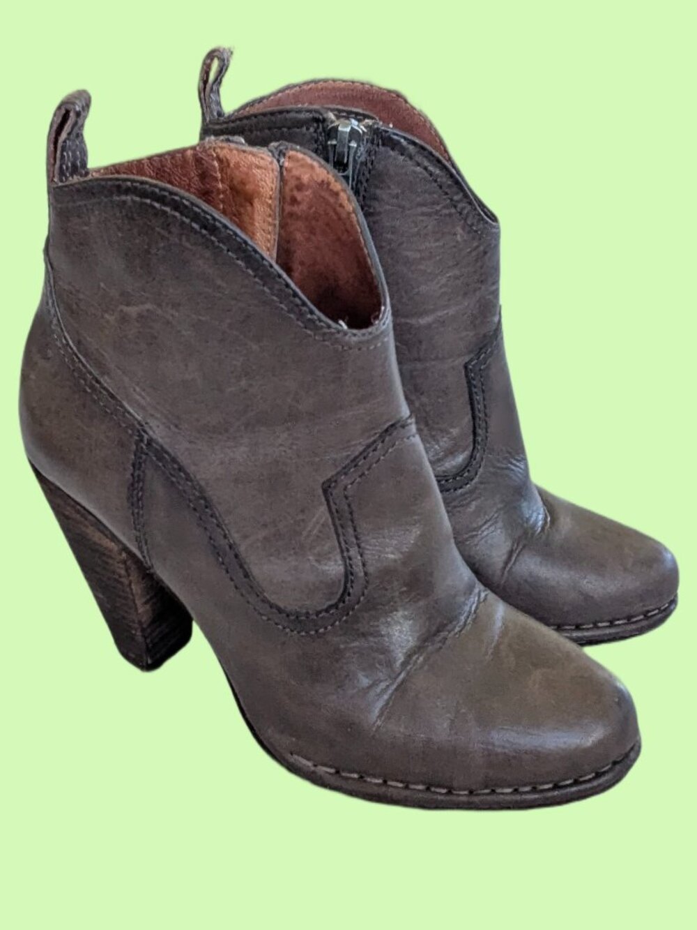 Frye Women's Madeline Short Ankle Boots - Size 6.5